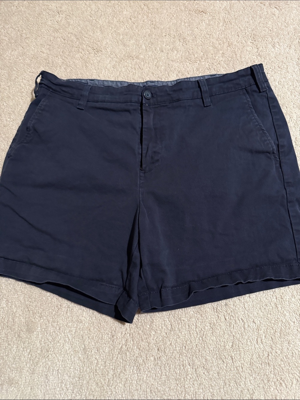 Nautica Navy Flat-Front Men’s Shorts